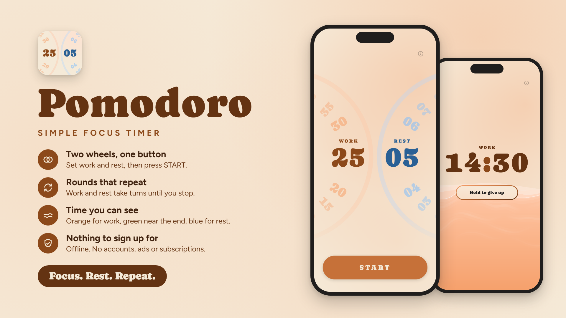 Pomodoro: Focus & Rest
