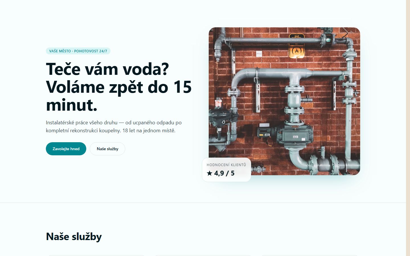 Spolehlivý instalatér preview