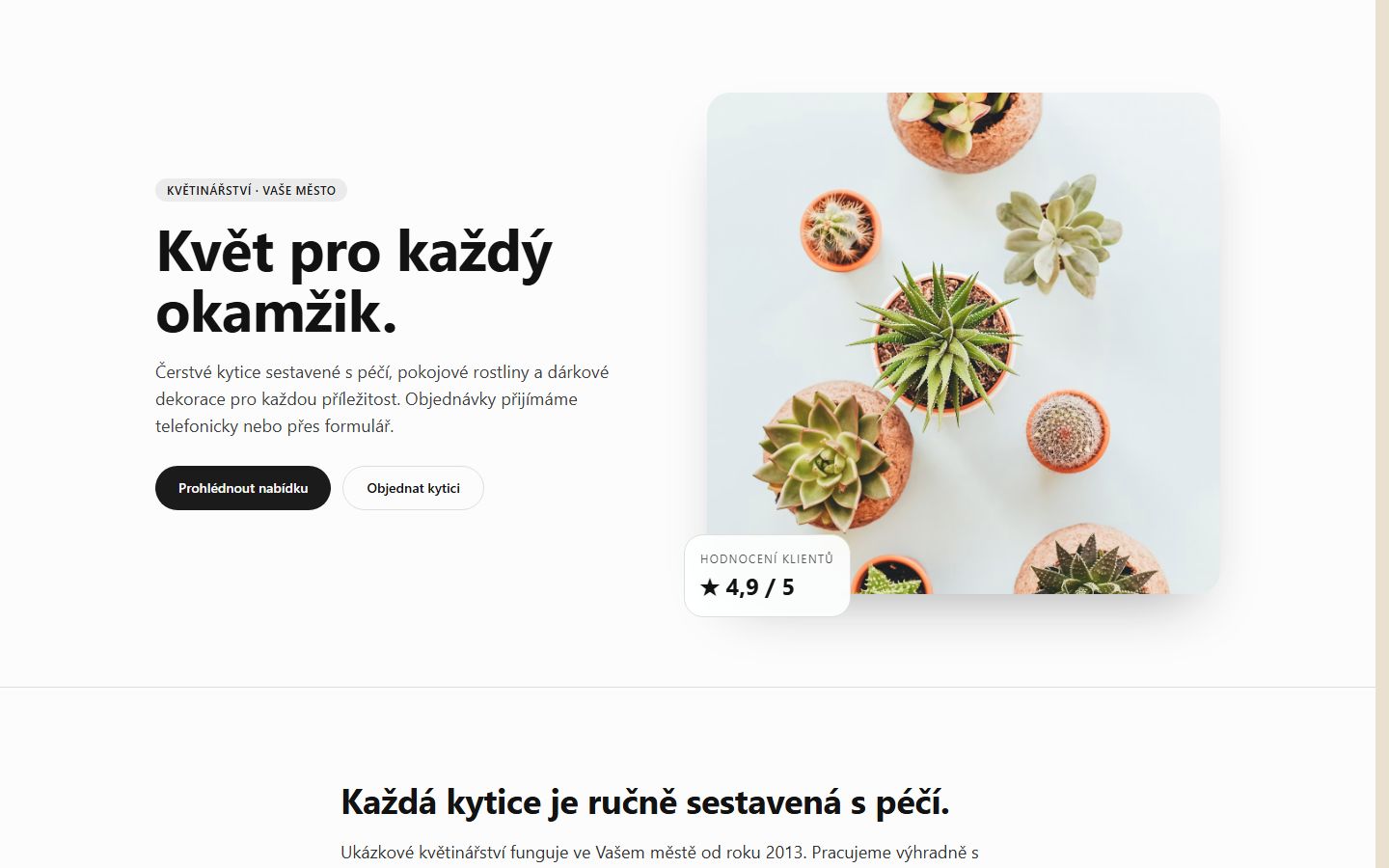 Květinářství nebo lokální obchod preview