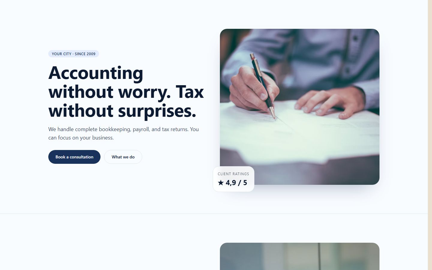 Accountant & Tax Advisor preview