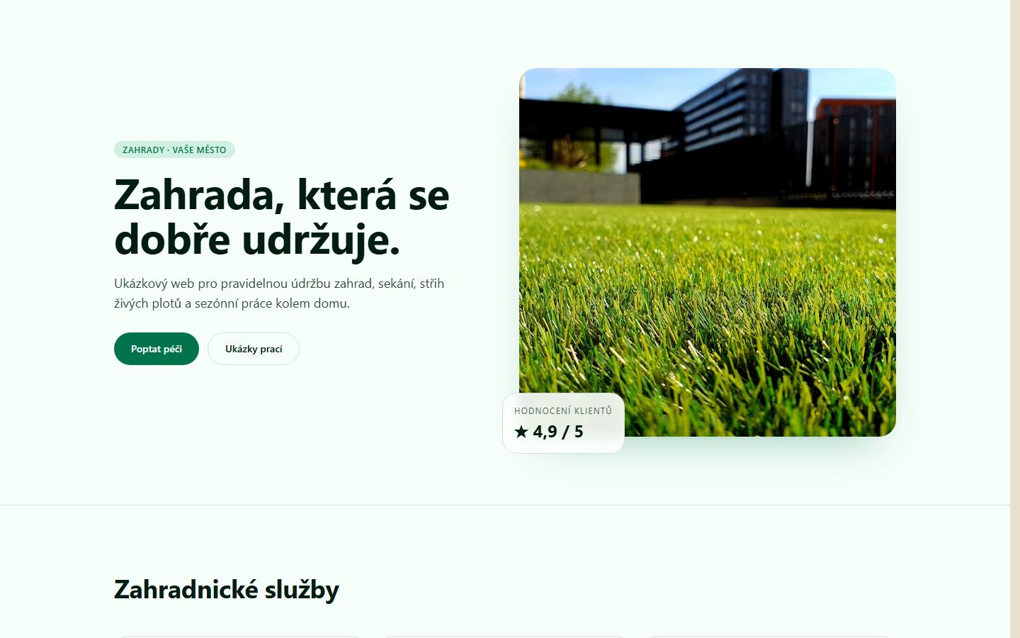 Zahradník nebo péče o zeleň preview