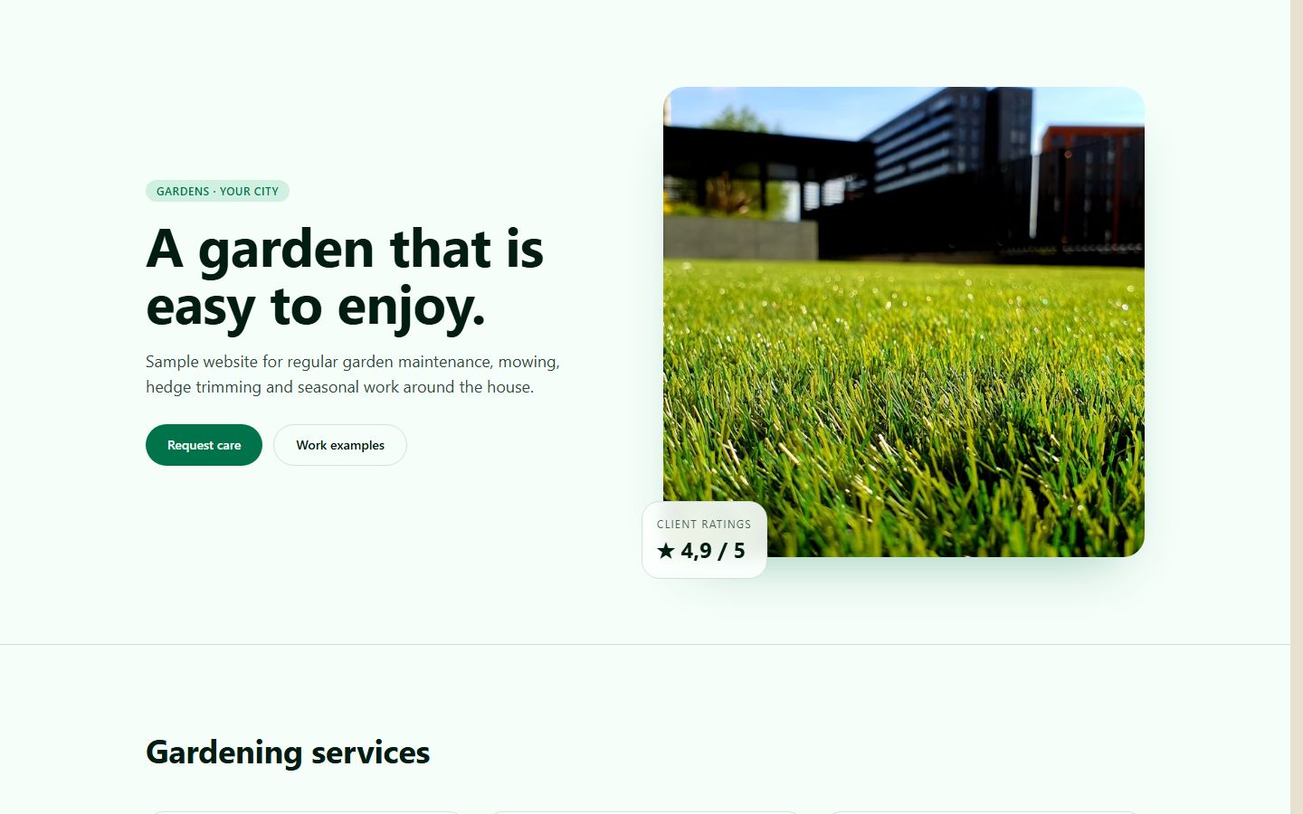 Gardener or landscape care preview